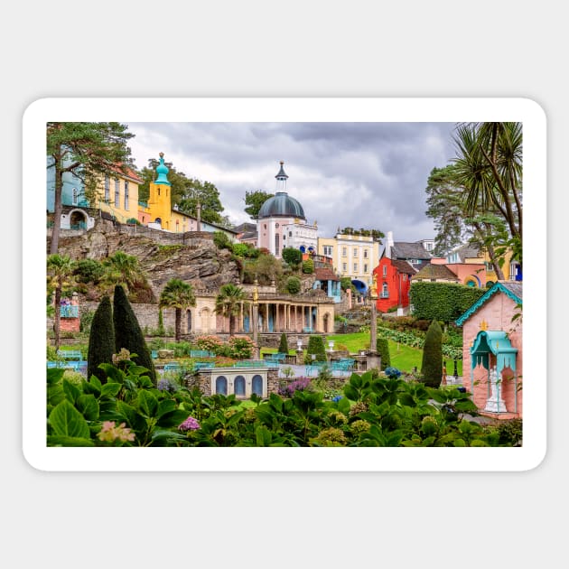 Portmeirion, Wales Sticker by iansmissenphoto